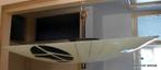 Glazen vintage plafondlamp / plafonnière 1950'S, Ophalen of Verzenden, Huis en Inrichting