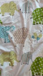 Designers Guild Gordijnen met olifantenprint, verduisterend, Ophalen, Gebruikt, 200 cm of meer, 200 cm of meer