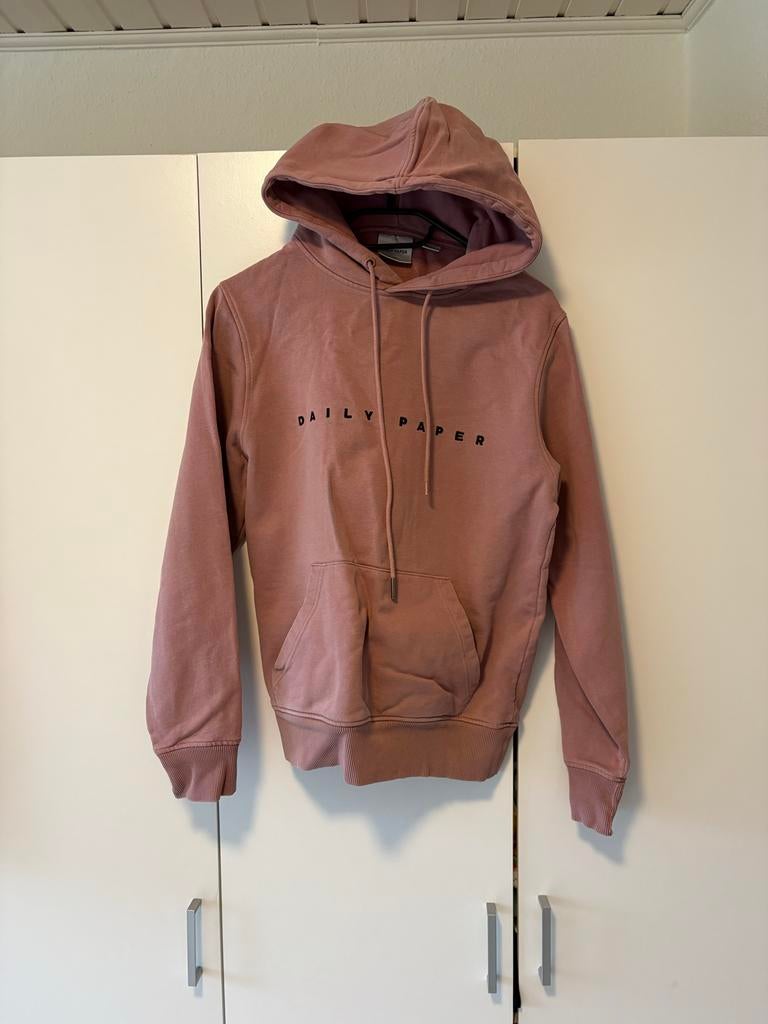 Daily Paper trui - Roze hoodie met logo, Ophalen of Verzenden, Gedragen, Maat 46 (S) of kleiner, Roze