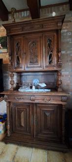 Antieke Mechelse kast - Prachtig houtsnijwerk, Antiek en Kunst, Ophalen