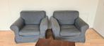 IKEA Ektorp fauteuil - Grijs (2 stuks), Gebruikt, Klassiek, Comfortabel, 75 tot 100 cm, Ophalen of Verzenden