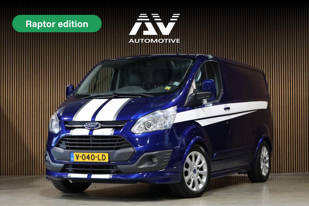 Ford Transit Custom 290 2.2 TDCI Sport | Cruise control | Le, Auto's, Voorwielaandrijving, Euro 5, Gebruikt, Zwart