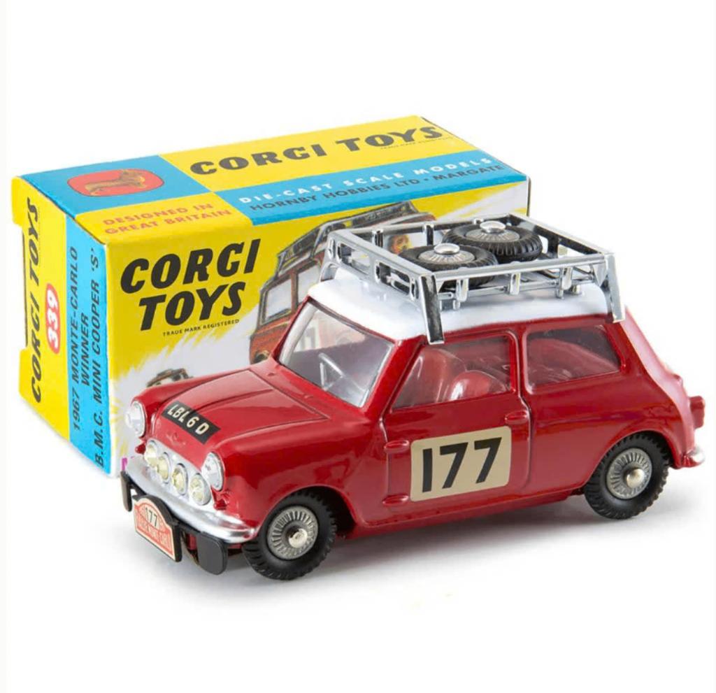 Mini Cooper S B.M.C winner MC 1967 CORGI NEW 1/42 ref. 339, Verzenden, Nieuw, Auto, Corgi