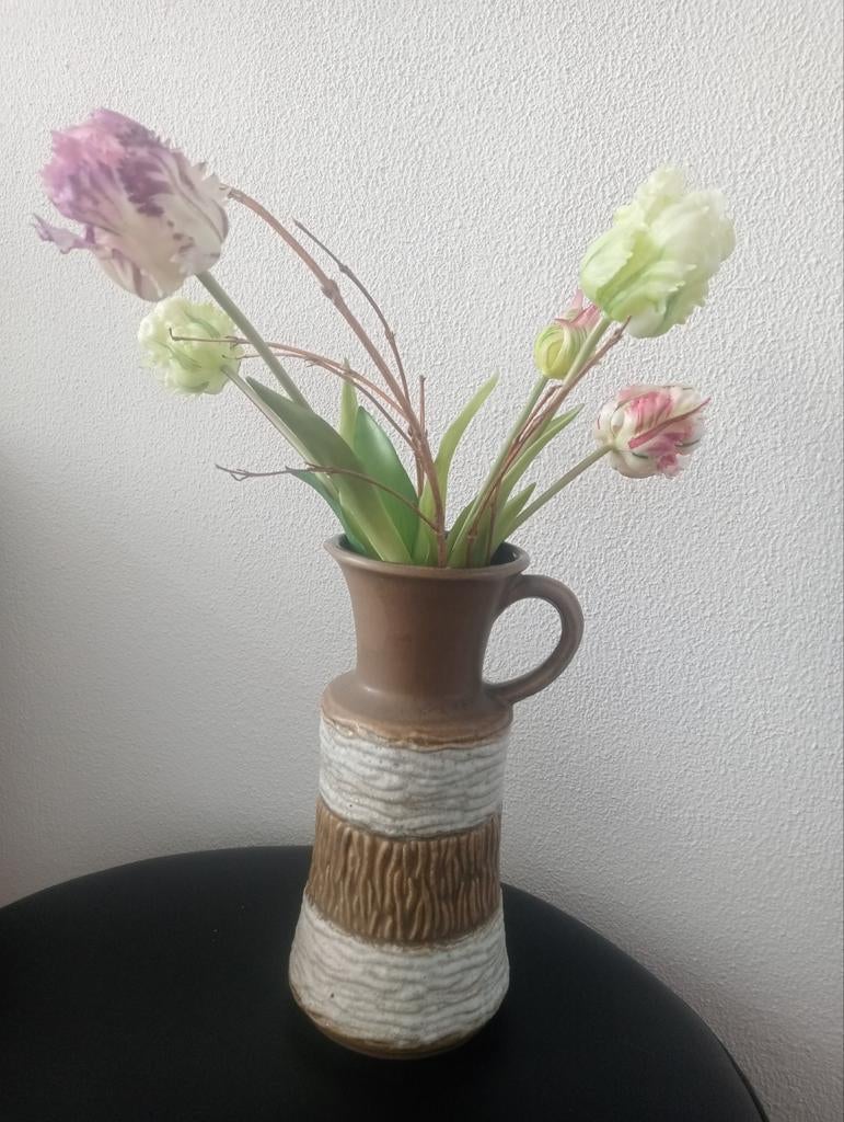 Vintage vaas 26 cm West-Germany jaren 60 - 70 Scheurich, Ophalen of Verzenden