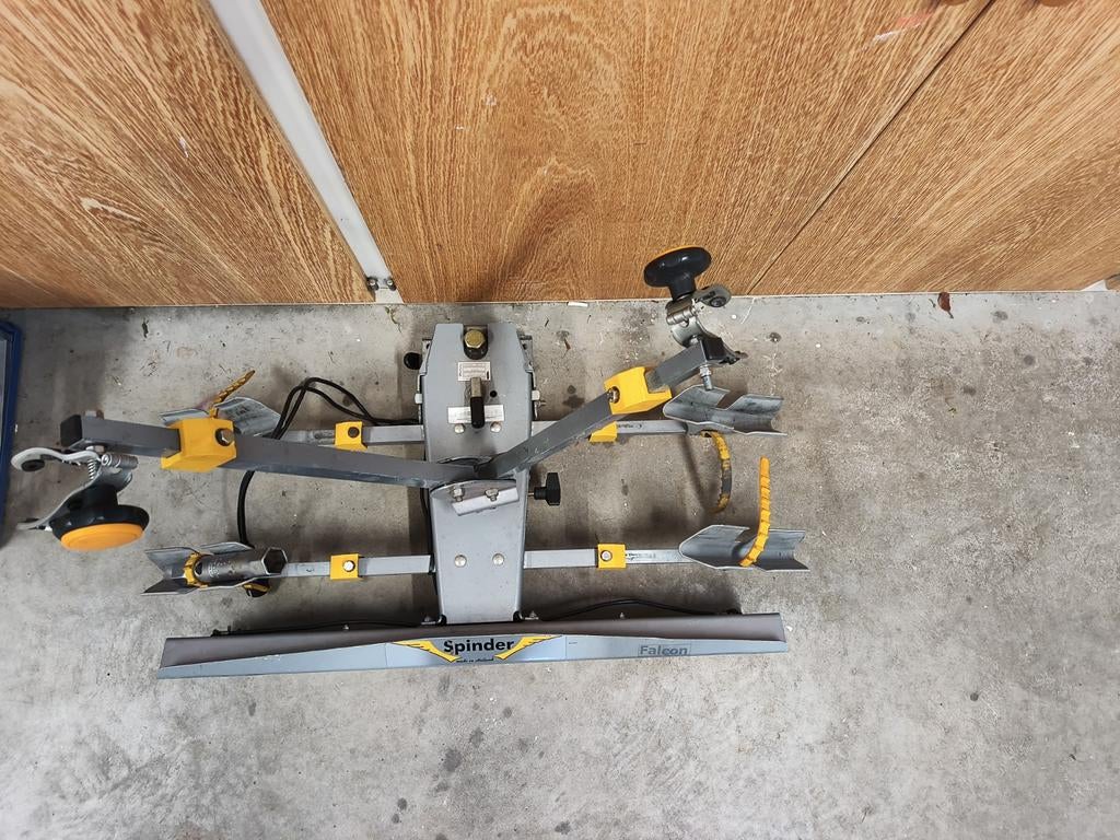 Spinder Falcon kantelbare fietsendrager, Auto diversen, Fietsendragers, Ophalen, Gebruikt, Elektrische fiets, 2 fietsen