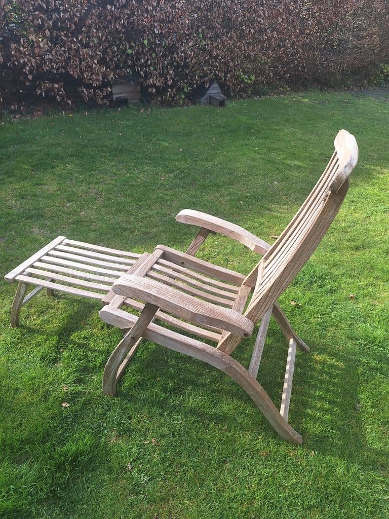 Deckchair van teak&garden., Ophalen, Teakhout