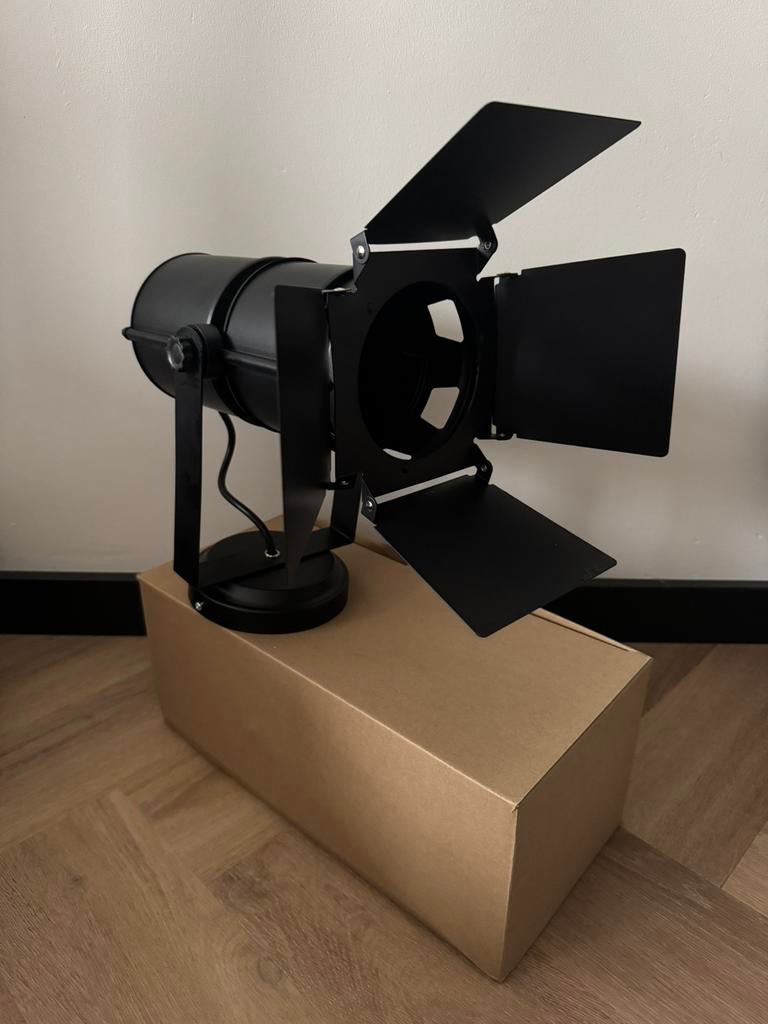 Nieuw industriële spot zwart, Ophalen of Verzenden, Nieuw