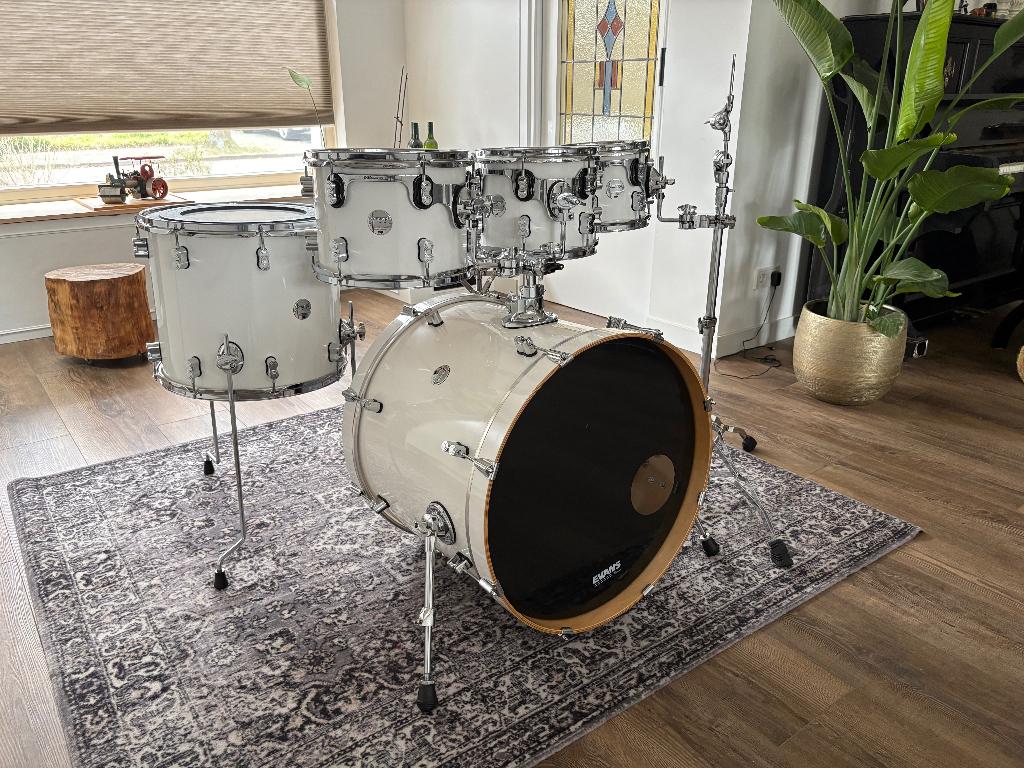 PDP Concept Maple Drumkit Wit, Muziek en Instrumenten, Drumstellen en Slagwerk, Zo goed als nieuw, Overige merken, Ophalen