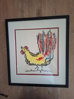 Schilderij van een kip, Anton Heyboer, Antiek en Kunst, Ophalen of Verzenden