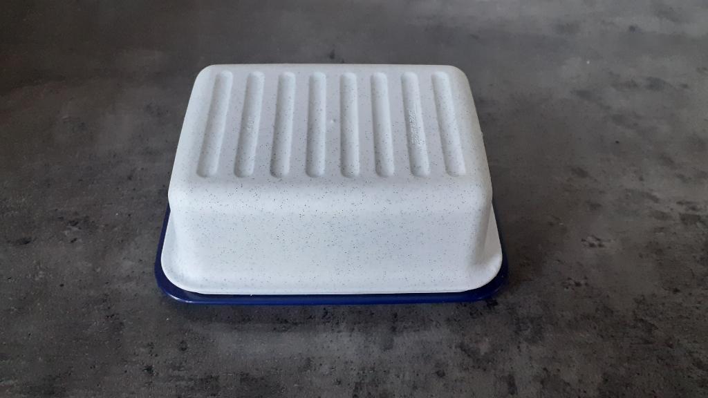 Tupperware. Kornuit botervloot. Donkerblauw, Ophalen of Verzenden, Zo goed als nieuw, Blauw, Overige typen