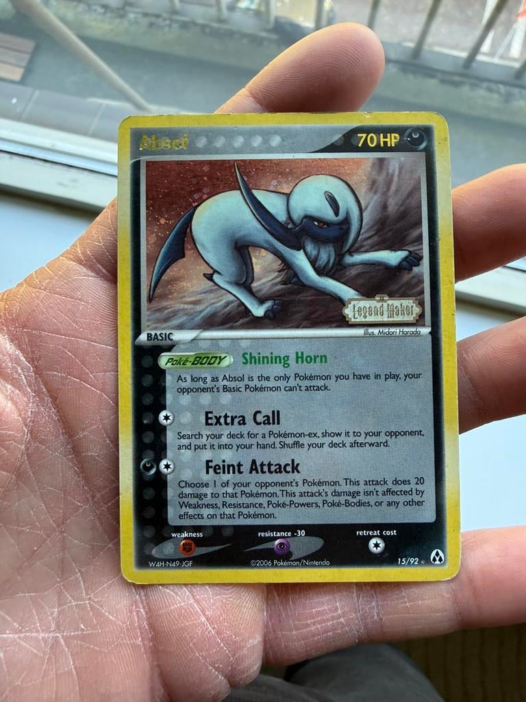 Absol 15/92 holo (stamped) te koop, Ophalen of Verzenden, Zo goed als nieuw