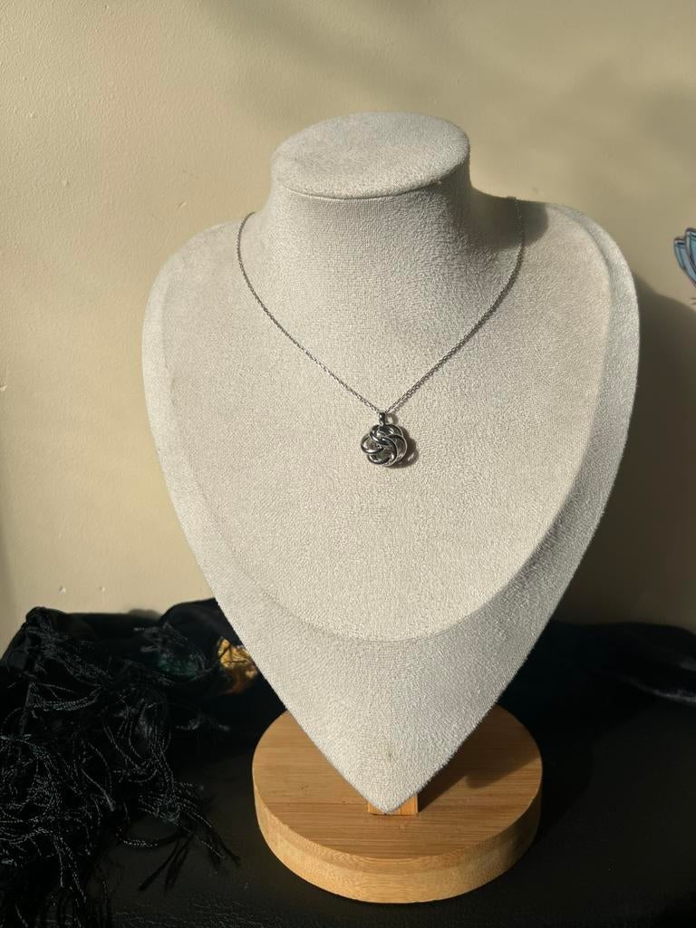 Ketting & hanger sterling zilver uniek topkado uniek SALE, Met hanger, Nieuw, Ophalen of Verzenden, Zilver