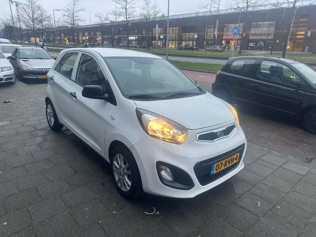 Kia Picanto 1.2 Cvvt 5-DRS AUT 2011 Wit, Auto's, 4 cilinders, 850 kg, Wit, Origineel Nederlands