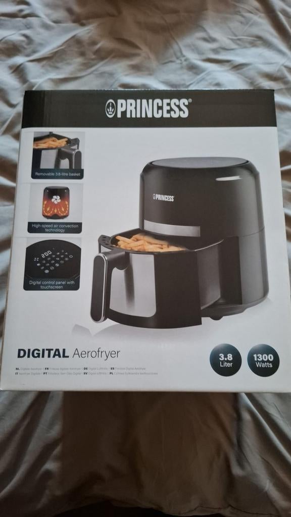Princess Digitale Aerofryer - 3.8L, 1300W, Witgoed en Apparatuur, Fonduesets, Ophalen, Nieuw, Elektrisch