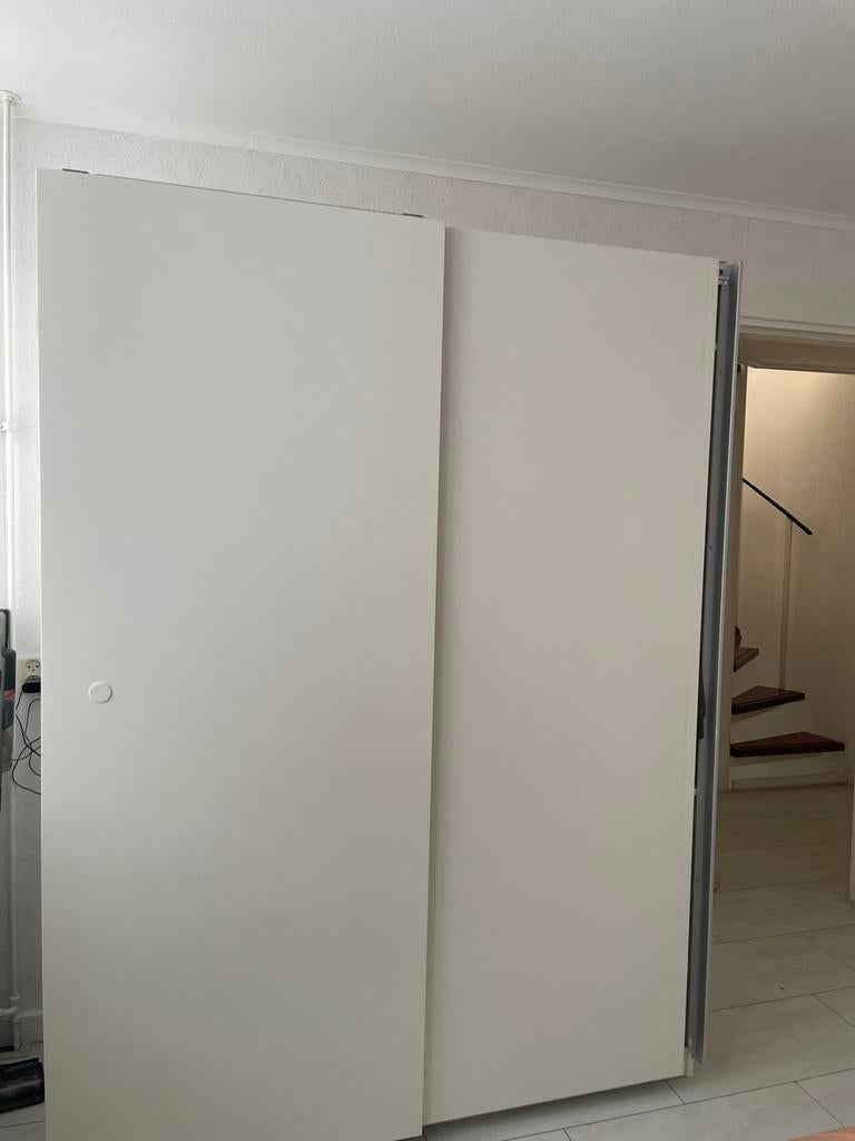 İkea pax kledinkast met schuifdeuren, Ophalen, Zo goed als nieuw, 50 tot 75 cm, 200 cm of meer