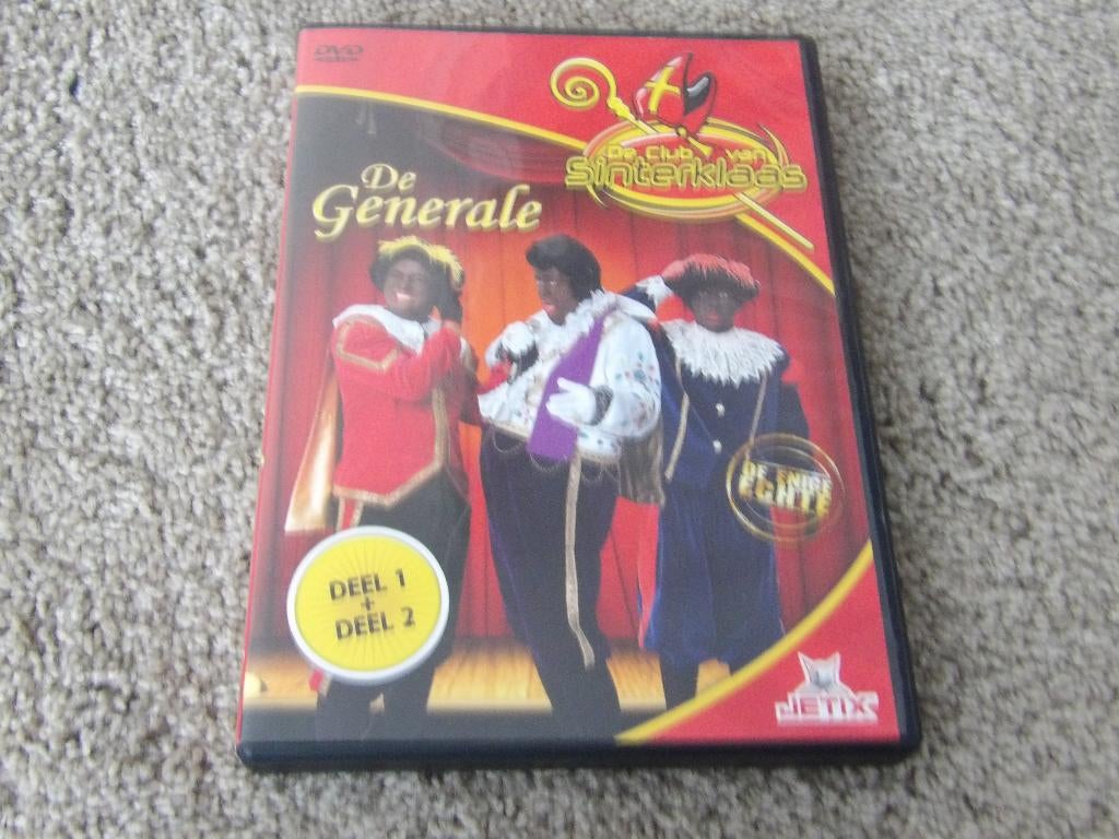 DVD SINTERKLAAS de generale van de club van sinterklaas, Ophalen of Verzenden, Zo goed als nieuw