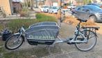 Gazelle Cabby Bakfiets, Fietsen en Brommers, Ophalen, Gebruikt, Opvouwbaar, 2 kinderen