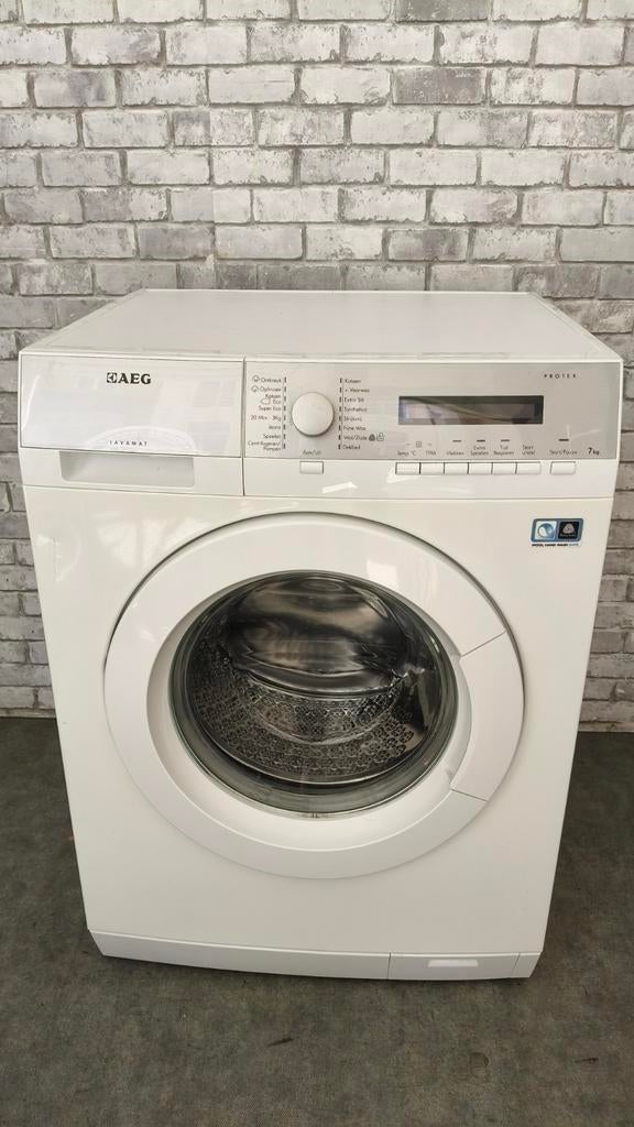 AEG Lavamat 7kg Wasmachine – Goed werkend, 6 tot 8 kg, Ophalen, 1200 tot 1600 toeren, 85 tot 90 cm