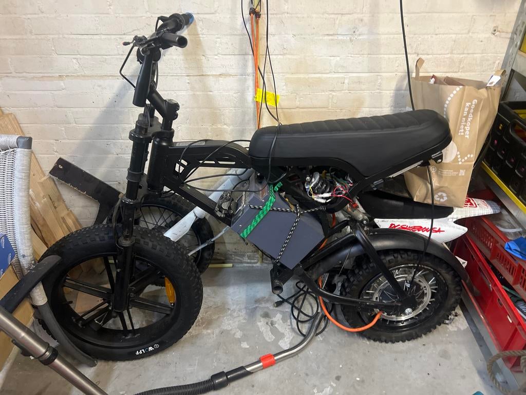 Eigenbouw Fatbike - Uniek!, Fietsen en Brommers, Elektrische fietsen, Gebruikt, Overige merken, 59 cm of meer, 30 tot 50 km per accu