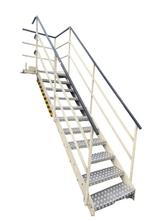 Stalen trap ındustrietrap  Buitentrap, Doe-het-zelf en Verbouw, Ladders en Trappen, Ophalen of Verzenden, Gebruikt, 2 tot 4 meter