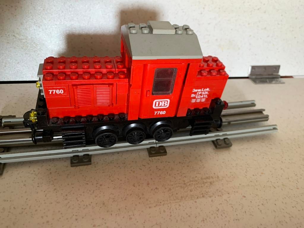 Lego 7760 Rode Dieseltrein - Vintage Trein, Kinderen en Baby's, Speelgoed | Duplo en Lego, Gebruikt, Overige thema's, Lego, Ophalen of Verzenden