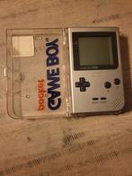 Game Boy Pocket - Zilverkleurig met beschermhoes, Ophalen of Verzenden, Gebruikt, Game Boy Pocket, Met beschermhoes of tas