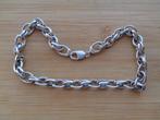 zilveren schakel ketting [124], Verzenden, Zo goed als nieuw, Zilver, Zilver