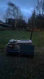 GRATIS stoeptegels, Tuin en Terras, Ophalen, Gebruikt, Beton, Terrastegels