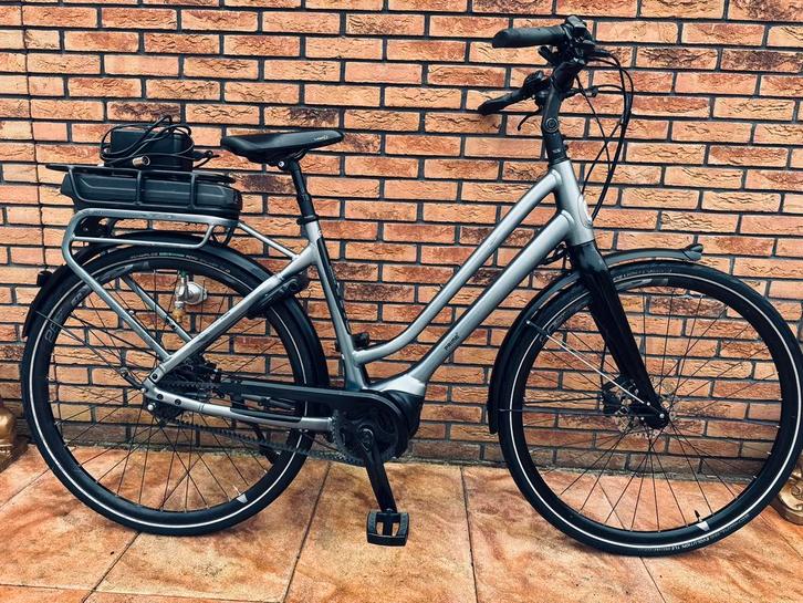 Elektrische Giant dames fiets middenmotor, Fietsen en Brommers, Fietsen | Dames | Damesfietsen, Zo goed als nieuw, Giant, (Extra) lage instap