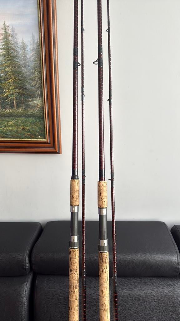 2 Browning Carp Caster 12ft 2lb, Watersport en Boten, Hengelsport | Karpervissen, Ophalen, Gebruikt, Werphengel