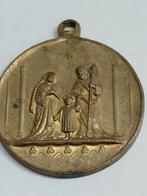 Religieuze penning, Ophalen of Verzenden, Brons