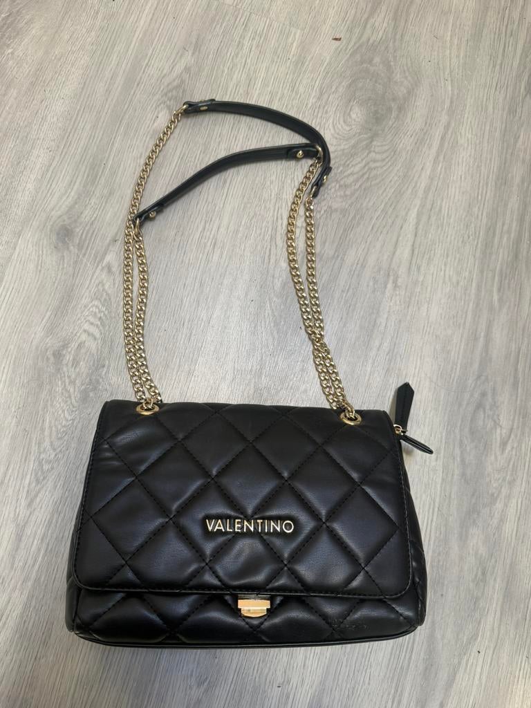 Valentino tas, Sieraden, Tassen en Uiterlijk, Ophalen, Zo goed als nieuw, Zwart, Schoudertasje