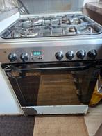 Indesit gasfornuis met oven - Gebruikt, Witgoed en Apparatuur, Fornuizen, Gebruikt, 60 cm of meer, Gas, Vrijstaand