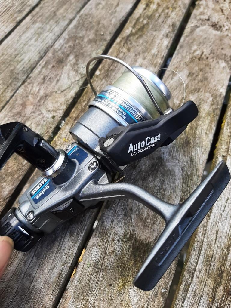 Daiwa SKA1355 vismolen  jaren 80' goede kwaliteit!, Watersport en Boten, Hengelsport | Algemeen, Ophalen, Zo goed als nieuw, Molen