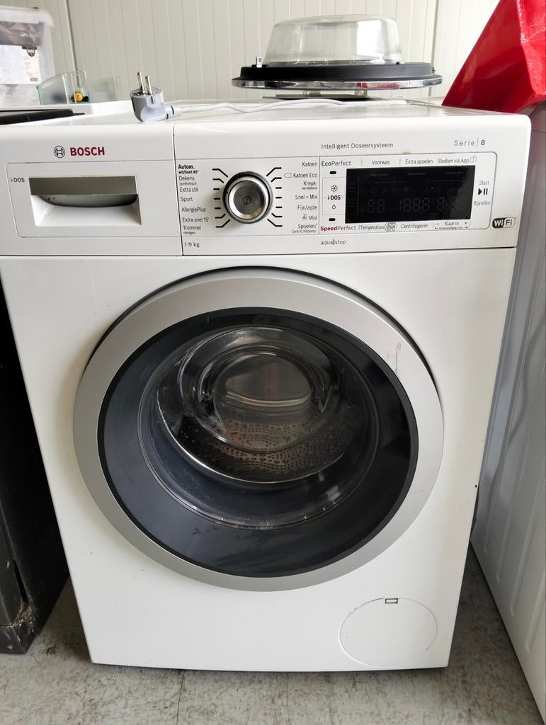 9kg Bosch Serie 8 i-DOS 1600 toeren wasmachine, Bosch, 8 tot 10 kg, Ophalen of Verzenden, 1600 toeren of meer