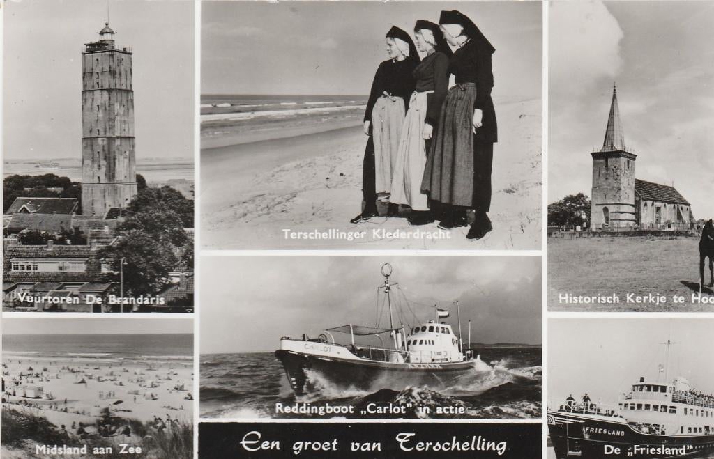 groet van terschelling, Ophalen of Verzenden, 1960 tot 1980, Waddeneilanden