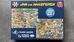 2x 1000 stukjes puzzel JVH, Ophalen of Verzenden, 500 t/m 1500 stukjes, Zo goed als nieuw
