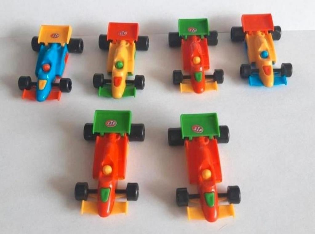 6x Vintage mini Bruder Rennwagen / Racewagens 1987, Ophalen of Verzenden, Zo goed als nieuw