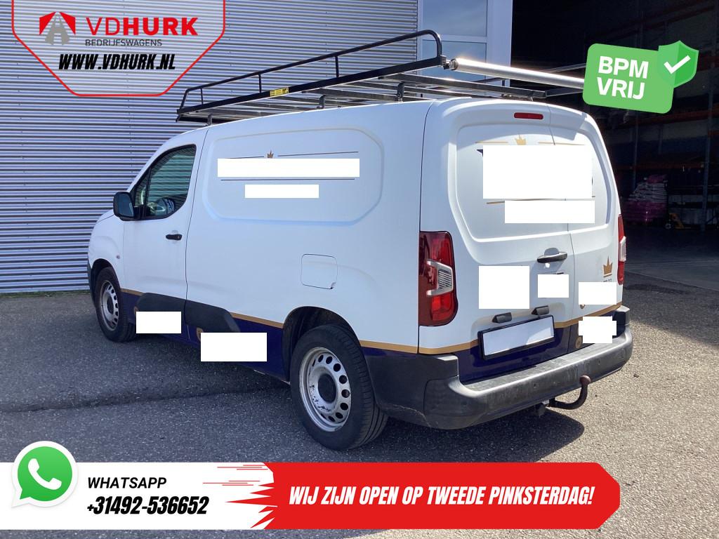 Peugeot Partner 1.5 HDI 130 pk Aut. L2 NL Auto/ 3Pers/ Carpl, Auto's, Bestelauto's, USB, Stof, Gebruikt, Euro 6