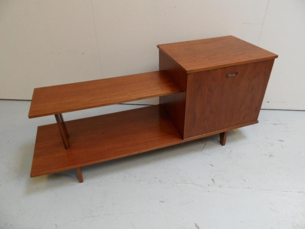 Mid Century sideboard  roomdivider  boekenkast, Ophalen of Verzenden, Gebruikt, 25 tot 50 cm, 50 tot 100 cm