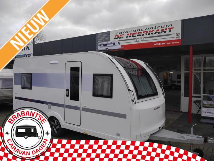 Adria Adora 472 UP, Caravans en Kamperen, Caravans, Bedrijf, tot en met 4, 1000 - 1250 kg, Rondzit, Adria, Frans bed, Lengtebed
