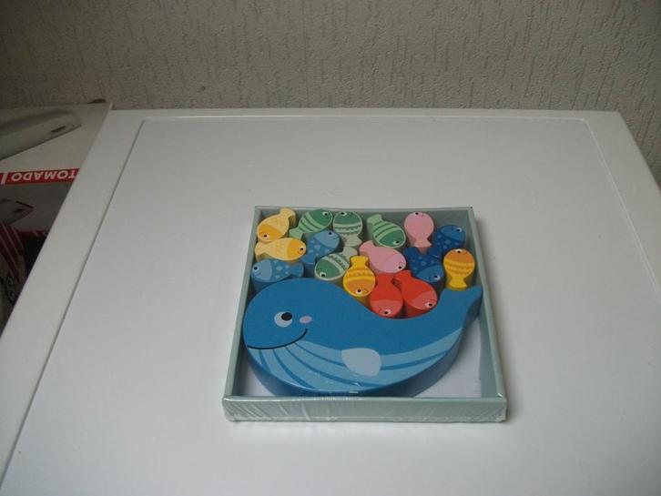 Wiebel walvis (nieuw) Hema, Kinderen en Baby's, Speelgoed | Houten speelgoed, Gebruikt, Ophalen of Verzenden