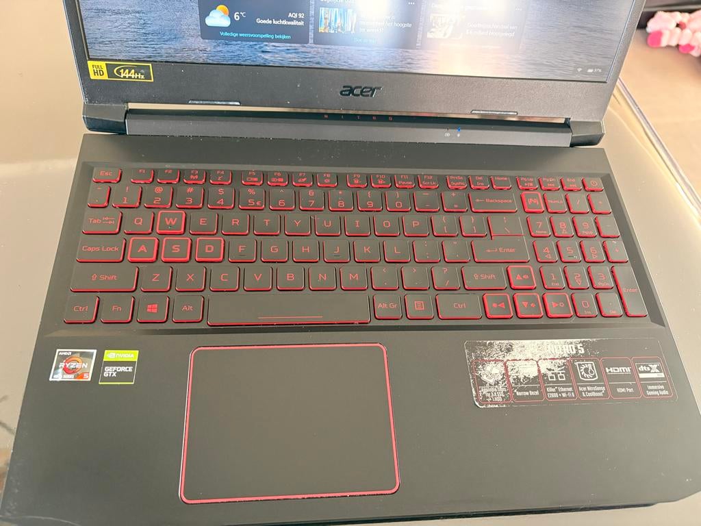 Acer Nitro 5 AN515-44-R4EC, Computers en Software, Windows Laptops, Ophalen, Gebruikt, Met videokaart, 2 tot 3 Ghz