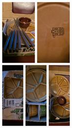 Vintage Gien Fondue Set - 4 persoons, Ophalen of Verzenden