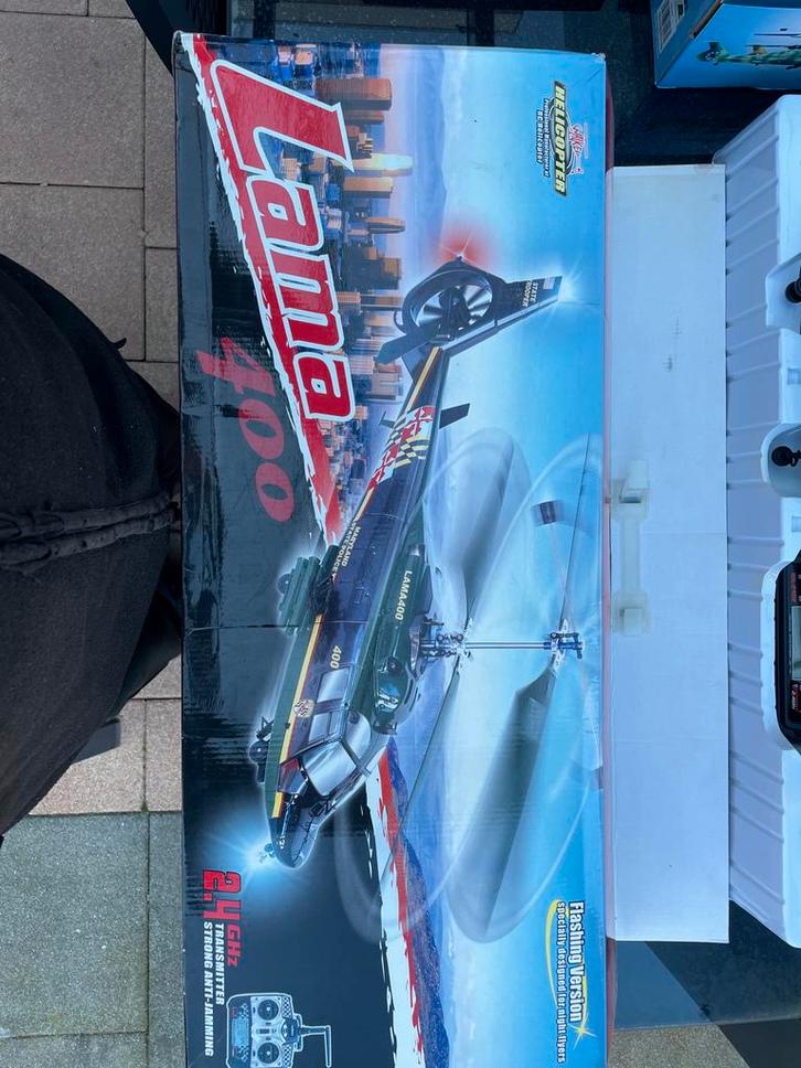 Lama 400 RC Helikopter, Hobby en Vrije tijd, Modelbouw | Radiografisch | Helikopters en Quadcopters, Zo goed als nieuw, Helikopter