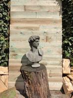 Mooie David borstbeeld 52 cm hoog winterhard beton NIEUW, Ophalen of Verzenden