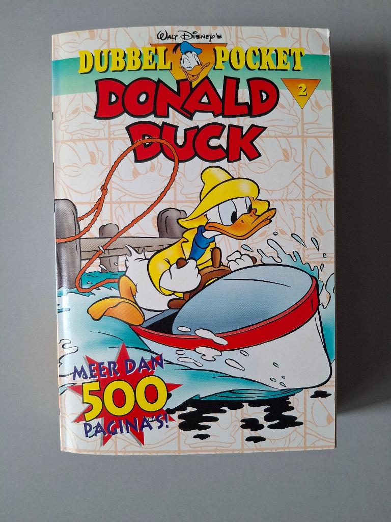 Donald Duck dubbelpocket 2, Gelezen, Eén stripboek, Ophalen of Verzenden, Walt Disney  Donald duck