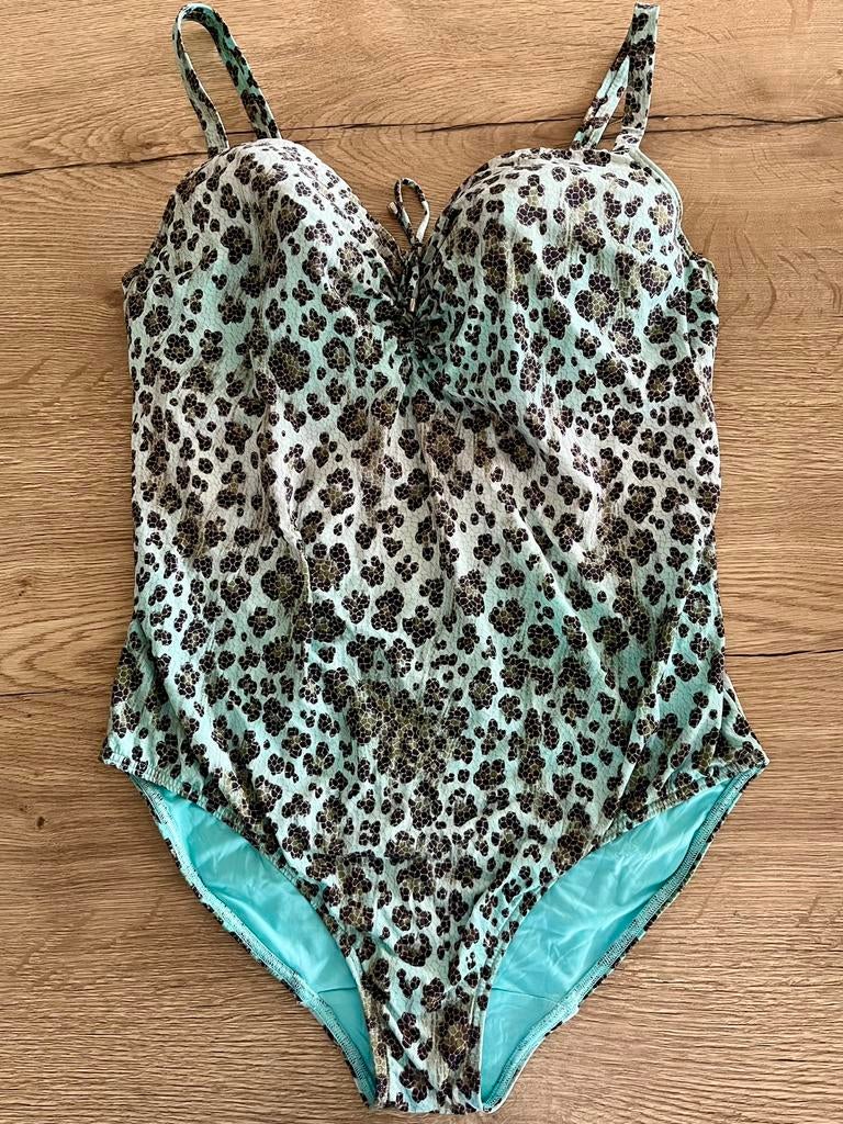 Prima donna 90D corrigerend badpak panter groen  bruin, Verzenden, Badpak, Gedragen, Groen