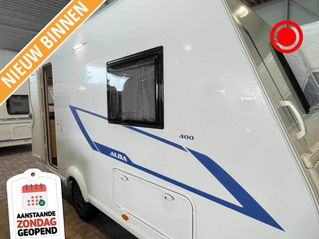 Caravelair Alba 400 Model 2026!, Caravans en Kamperen, Caravans, Schokbreker, Bedrijf, Treinzit, Caravelair