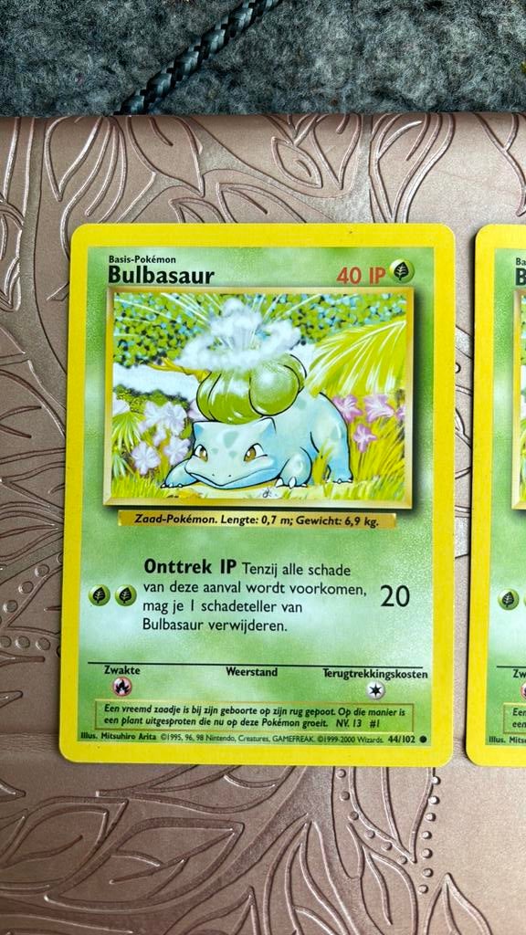 Pokemonkaart Bulbasaur (NL), Ophalen of Verzenden, Zo goed als nieuw